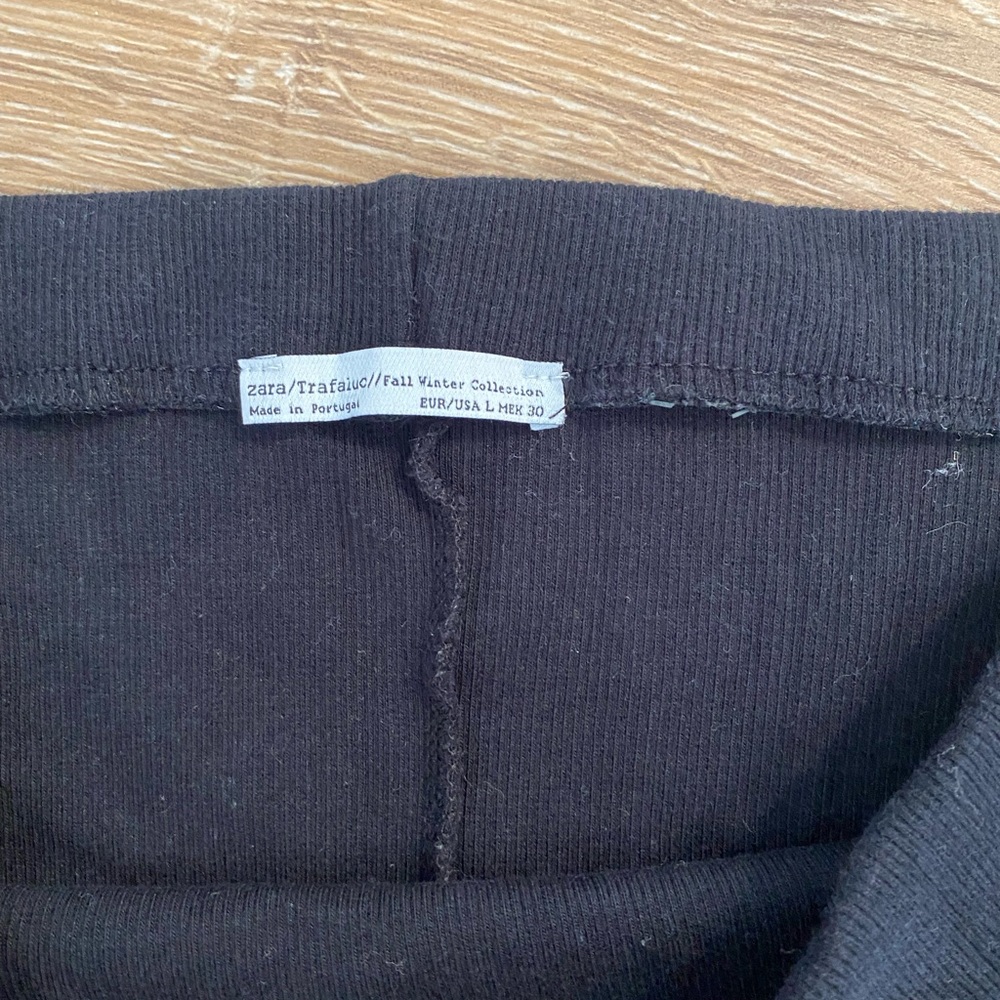 Zara Cotton Ribbed skirt